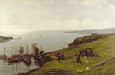 Über dem sonnenbeschienenen Meer von Robert Weir Allan