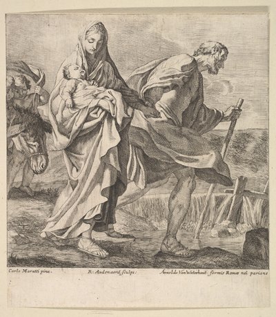 Flucht nach Ägypten von Robert van Audenaerde