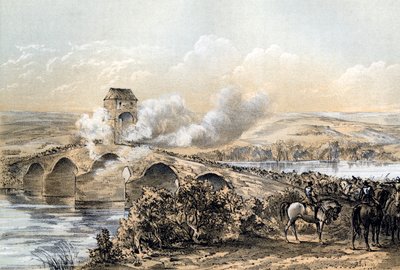 Die Schlacht von Bothwell Bridge, 1679, 19. Jahrhundert von Robertson