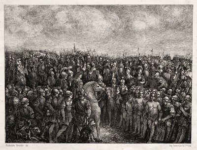Caesar und seine Gefangenen von Rodolphe Bresdin
