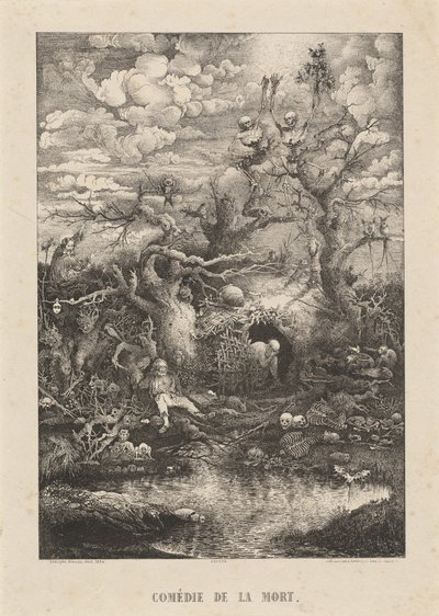 Die Komödie des Todes von Rodolphe Bresdin