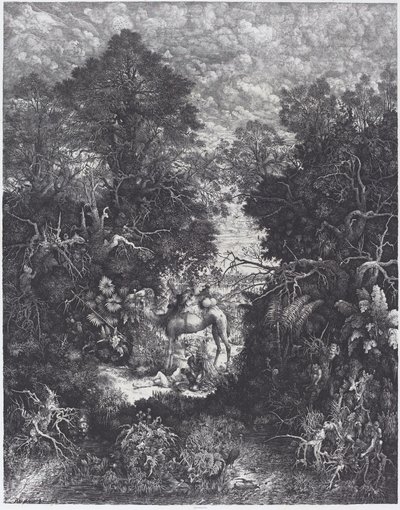 Der barmherzige Samariter von Rodolphe Bresdin