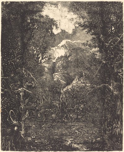 Die Städte hinter dem Sumpf von Rodolphe Bresdin