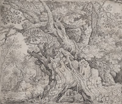 Knotiger Baum, ca. 1608-1609 von Roelandt Savery