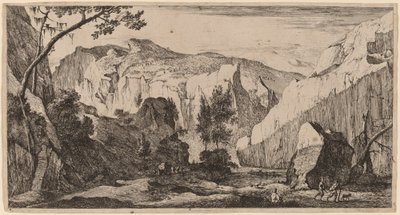 Felsige Landschaft: pl.2 von Roelant Roghman and Melchior Küsel