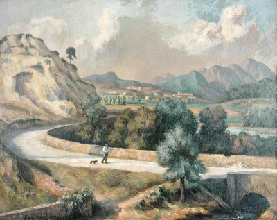 Italienische Landschaft, ca. 1922-25 von Roger Eliot Fry