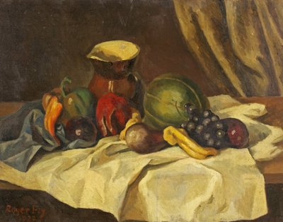 Stillleben - Obst mit Krug von Roger Eliot Fry