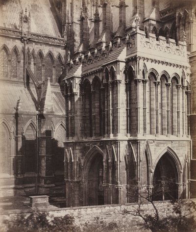 Kathedrale von Lincoln: Die Galiläa-Vorhalle von Roger Fenton