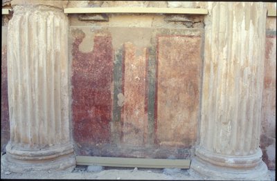 Farbige Wandmalereien aus Herodes