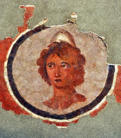 Kopf eines jungen Mannes, ca. 130-140 von Roman