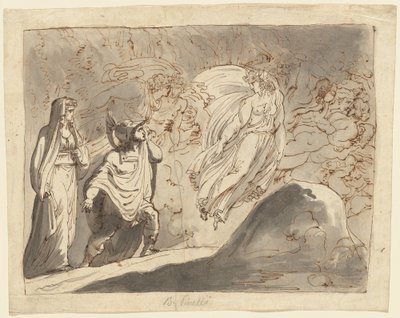 Aeneas in der Unterwelt von Roman 18th Century