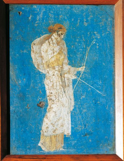 Römisches Fresko mit Diana, aus Pompeji, Italien von Roman Roman