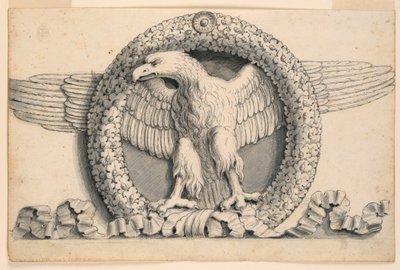 Eichenlaubkranz mit Adler von Romolo Achille Liverani