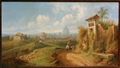 Blick auf Rom von Rudolf von Alt