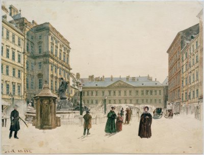 Der Neue Markt in Wien von Rudolf von Alt