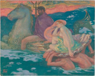 Poseidon und Amphitrite von Rupert Bunny