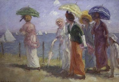 Spaziergang am Strand von Rupert Charles Wolston Bunny