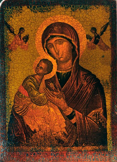 Madonna und Kind von Russian School