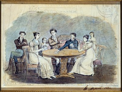 Die Galitzines, 1820 von Russian School