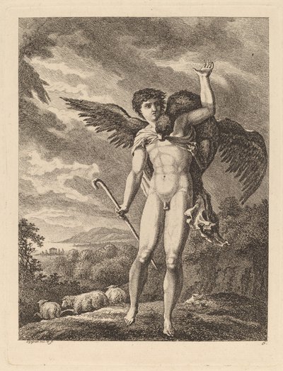 Die Entführung des Ganymed von Salomon Gessner