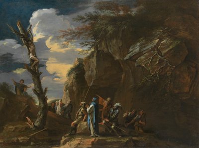Kreuzigung des Polykrates von Salvator Rosa