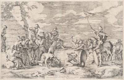 Der Tod des Atilius Regulus von Salvator Rosa