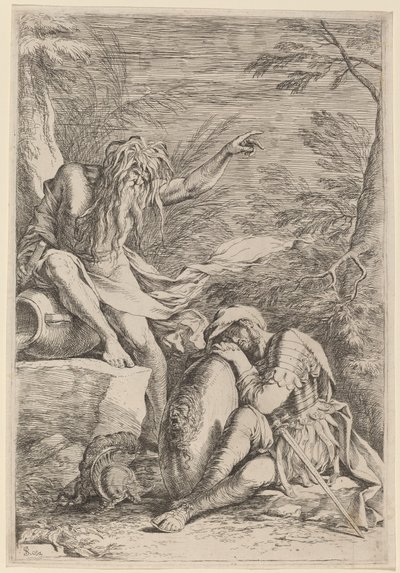 Der Traum des Äneas von Salvator Rosa