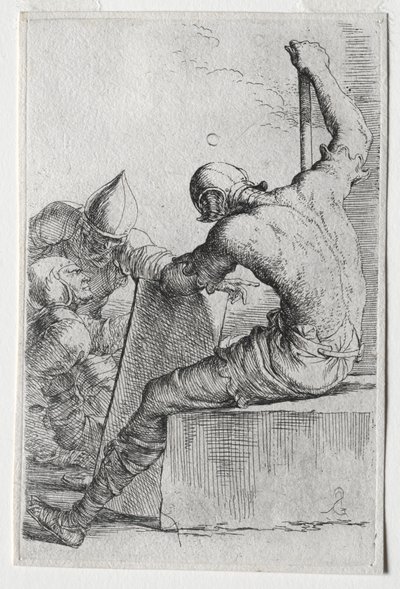 Die Figurinen-Serie: Figurine, 1656-57 von Salvator Rosa