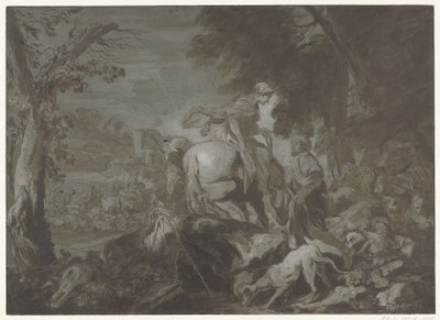 Der Abschied von Jakob und Rachel von Salvatore Castiglione