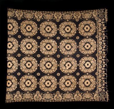 Doppelgewebte Decke von Samuel (attr.to) Graham