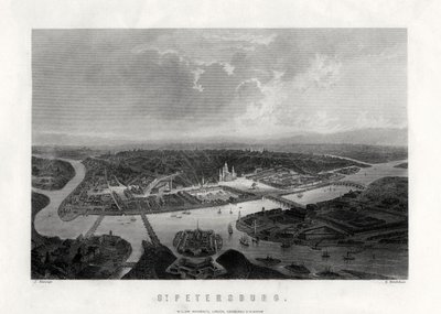 St. Petersburg, Russland, 19. Jahrhundert von Samuel Bradshaw