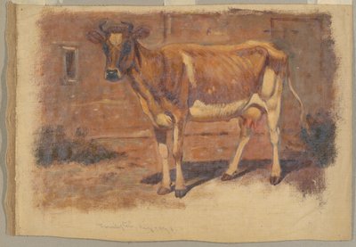 Studie einer stehenden Kuh, Farmington von Samuel Colman
