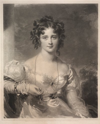 Miss Rosamond Croker, 1828 von Samuel Cousins