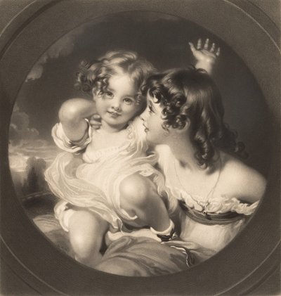 Die Calmady-Kinder, 1835 von Samuel Cousins