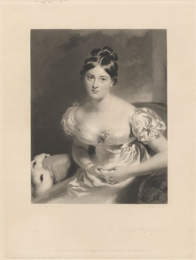 Die Gräfin von Blessington von Samuel Cousins