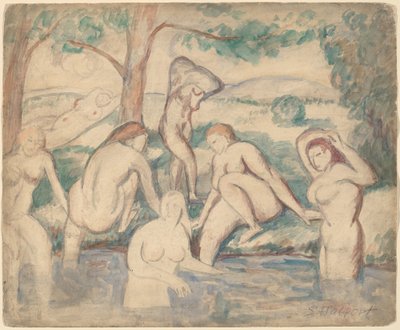 Badende von Samuel Halpert