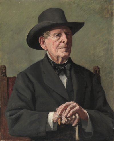 Porträt eines "alten Seekapitäns" von Samuel Isham