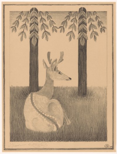 Barasingha-Hirsch von Samuel Jessurun de Mesquita