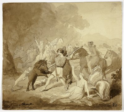 Szene aus Cymbeline von Samuel John Stump