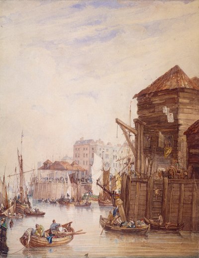 Billingsgate Wharf, London von Samuel Owen