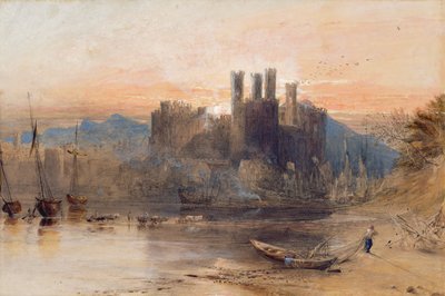 Schloss Caernarvon, Nordwales von Samuel Palmer