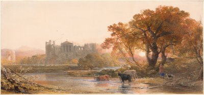 Abend in Italien—die Verlassene Villa von Samuel Palmer