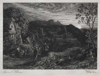 Der Ausrufer von Samuel Palmer
