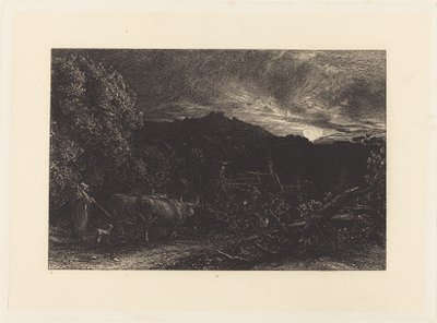 Der müde Pflüger von Samuel Palmer
