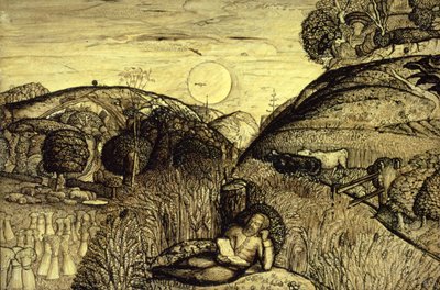 Tal dicht mit Korn von Samuel Palmer