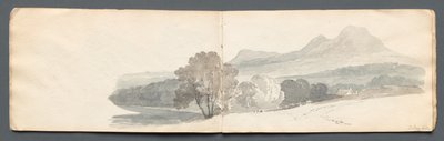 Skizzenbuch: Eildon Hills von Samuel Prout