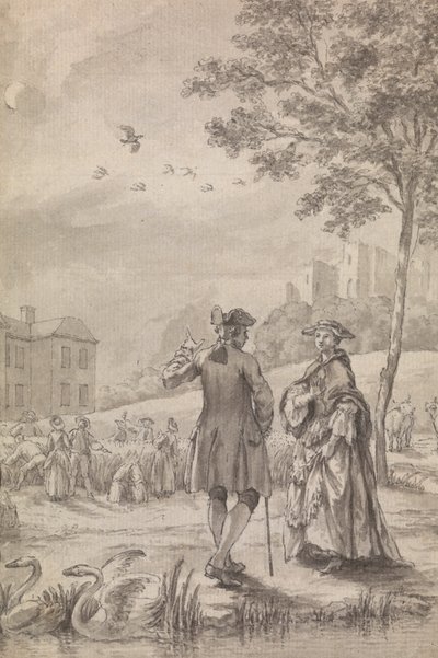 Eine Sonnenfinsternis zur Erntezeit von Samuel Wale