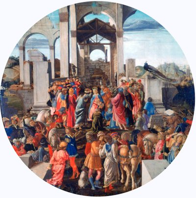 Die Anbetung der Könige, ca. 1470-1475 von Sandro Botticelli