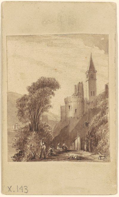 Schloss und Figuren von Sanford Robinson Gifford