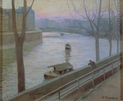 Île de Saint-Louis von Santiago Rusinol i Prats